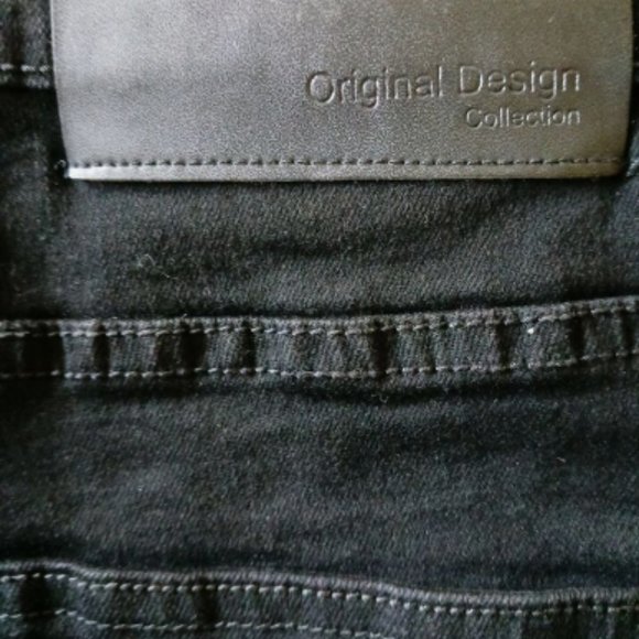 Denim Collection Skinny Fit Jeans Black Stretch Womens Size 34 tag / 32 actual - Picture 5 of 7